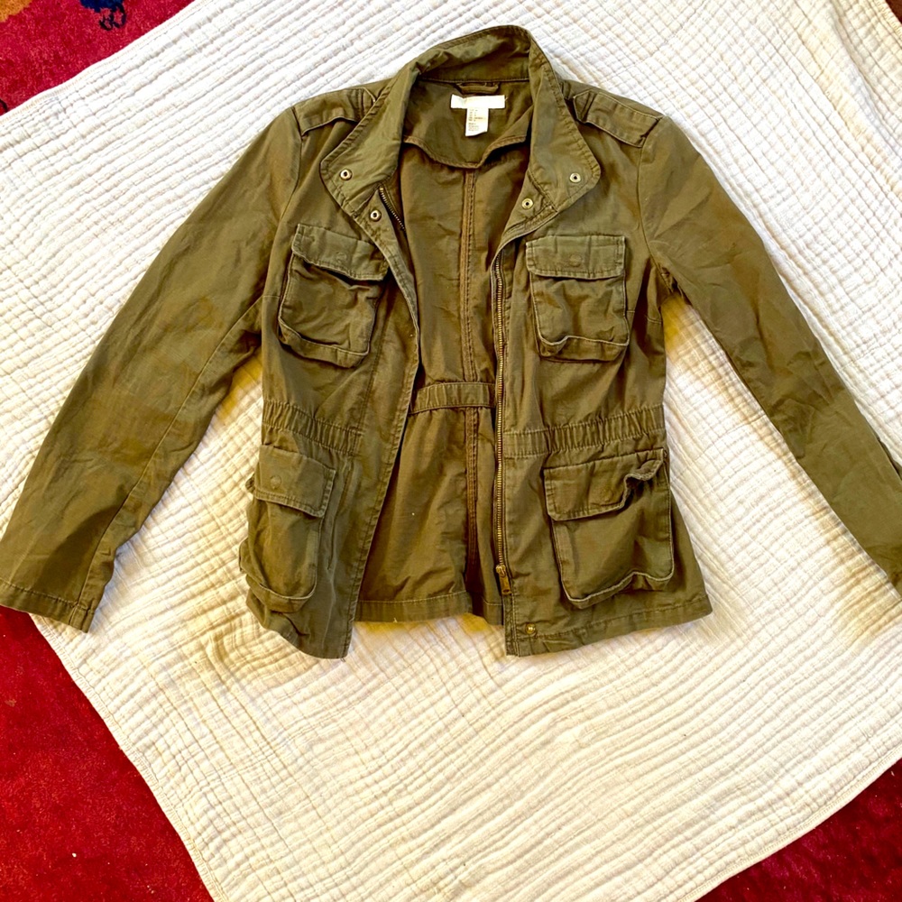 Classic HM olive military jacket